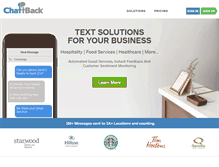 Tablet Screenshot of chattback.com